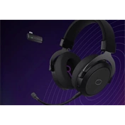 Cooler Master CH351 vezeték nélküli gaming headset - 2,4GHz/Bluetooth/3,5mm, fekete