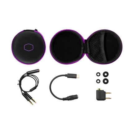 Cooler Master MH-710 gaming fülhallgató mikrofonnal fekete