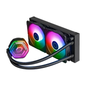 Cooler Master MasterLiquid 240 Atmos komplett vízhűtőrendszer, ARGB, fekete