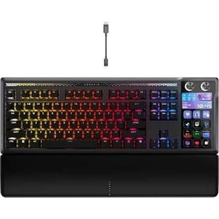 Corsair Galleon 100 SD mechanikus gaming billentyűzet beépített Stream Deck-kel, RGB, angol (US) kiosztás