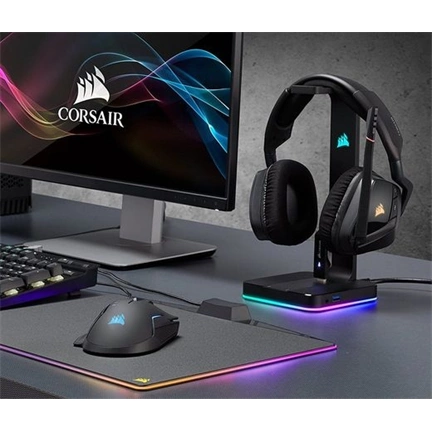 Corsair ST100 RGB Premium Headset Stand with 7.1 Surround Sound