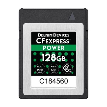 DELKIN CFExpress MEMORY CARD 128GB (DCFX1-128) - 600MB/s írási | 1600 MB/s olvasási sebesség