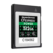 DELKIN CFExpress MEMORY CARD 512GB (DCFX1-512) - 1430MB/s írási | 1730 MB/s olvasási sebesség