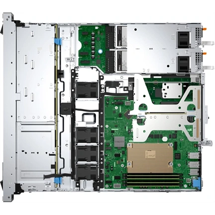 DELL ISG szerver - PE R360 rack (8x2.5"), 8C 6353P 2.7GHz, 1x32GB, 2x960GB RI SSD; H755, iD9 En., 2x700W.