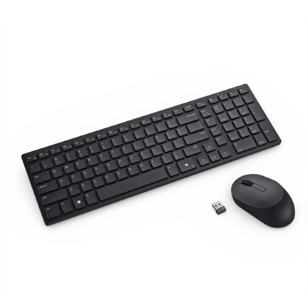 DELL Vezeték nélküli Billentyűzet + egér silent KM555 - Hungarian (QWERTZ) - Fekete DELL Vezeték nélküli Billentyűzet + egér silent KM555 - Hungarian (QWERTZ) - Fekete