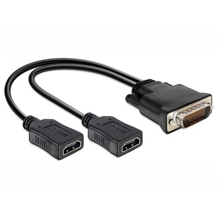 DELOCK Adapter DMS-59 male > 2 x HDMI female 20cm (65280)