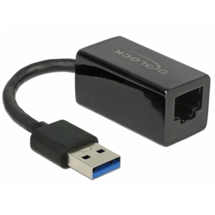 DELOCK Átalakító USB 3.0 to Gigabit LAN kompakt, fekete