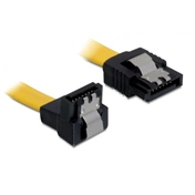 DELOCK Cable SATA 6 Gb/s down/straight metal 70cm