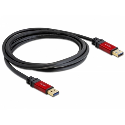 DELOCK Cable USB 3.0-A male / male 3 m Premium