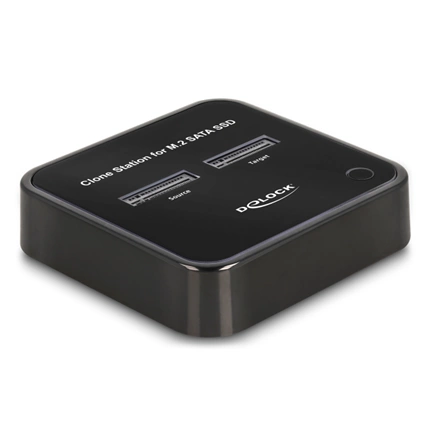 DELOCK Dokkolóállomás 2db. M.2 SATA SSD-hez klón funkcióval