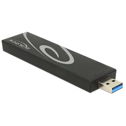 DELOCK Külső ház USB3.0 3.1 Gen 2 Type-A to M.2 Key b 80 mm-ig (42593)