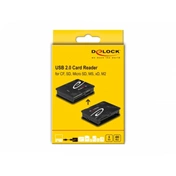 DELOCK USB 2.0 CF/SD/Micro-SD/MS/xD/M2  kártyaolvasó