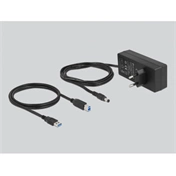 DELOCK külső SuperSpeed USB hub 7 bemenettel és kapcsolóval