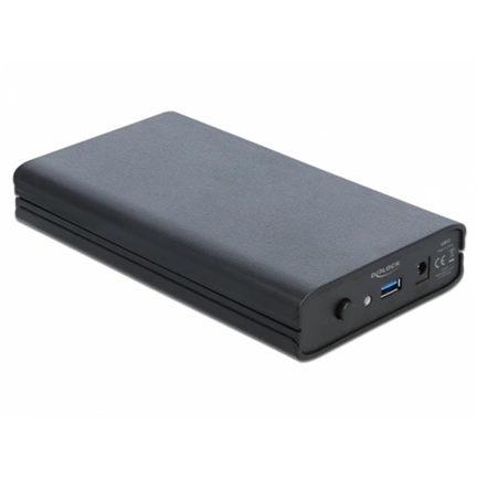 DELOCK külső ház 3.5" SATA HDD-hez USB 3.1 Gen 1