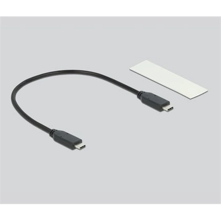 DELOCK külső ház M.2 NVMe PCIe SSD-hez USB 3.2 Gen 2x2 Type-C 20Gb/s szerszám nélküli DELOCK külső ház M.2 NVMe PCIe SSD-hez USB 3.2 Gen 2x2 Type-C 20Gb/s szerszám nélküli
