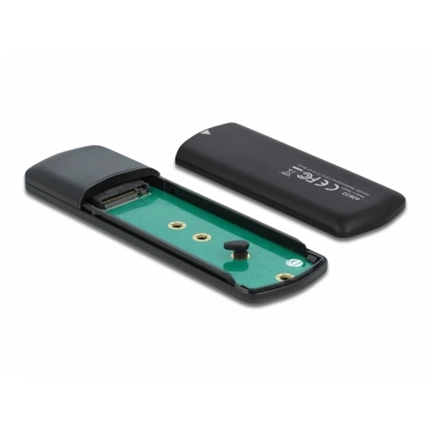 DELOCK külső ház M.2 NVMe PCIe vagy SATA SSD-hez USB 3.2 Gen 2 Type-C 10Gb/s szerszám nélküli DELOCK külső ház M.2 NVMe PCIe vagy SATA SSD-hez USB 3.2 Gen 2 Type-C 10Gb/s szerszám nélküli