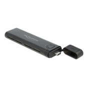 DELOCK külső ház M.2 NVMe PCIe vagy SATA SSD-hez USB 3.2 Gen 2 Type-C 10Gb/s szerszám nélküli DELOCK külső ház M.2 NVMe PCIe vagy SATA SSD-hez USB 3.2 Gen 2 Type-C 10Gb/s szerszám nélküli