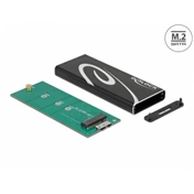 DELOCK külső ház M.2 SATA SSD-hez USB 3.2 Gen 2 micro-B