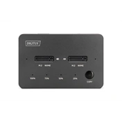 DIGITUS DA-71545 Dual M.2 NVMe SSD dokkoló állomás USB-C Gen2