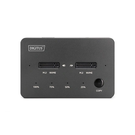 DIGITUS DA-71545 Dual M.2 NVMe SSD dokkoló állomás USB-C Gen2