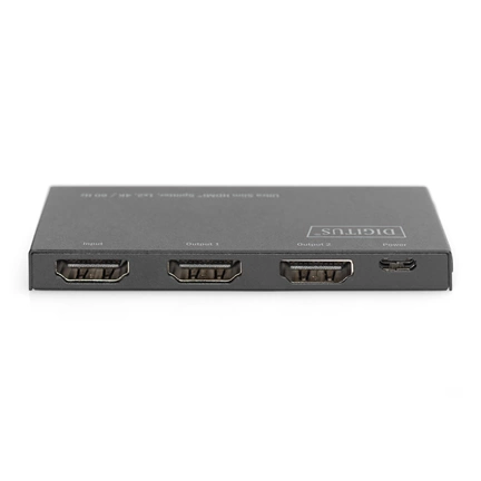 DIGITUS DS-45322 HDMI 4K 60Hz 1x2 Ultra Slim Splitter