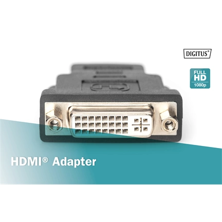 DIGITUS Full HD 60Hz DVI-I - HDMI type A Adapter