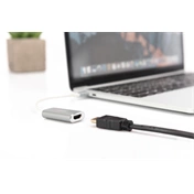 DIGITUS fémházas USB 3.0 Type C - HDMI (4K@30Hz) adapter
