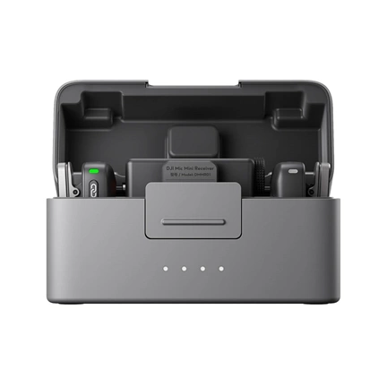 DJI Mic Mini vezeték nélküli mikrofonrendszer (2 jeladó + 1 vevőegység + töltőtok) DJI Mic Mini vezeték nélküli mikrofonrendszer (2 jeladó + 1 vevőegység + töltőtok)