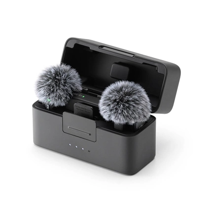DJI Mic Mini vezeték nélküli mikrofonrendszer (2 jeladó + 1 vevőegység + töltőtok) DJI Mic Mini vezeték nélküli mikrofonrendszer (2 jeladó + 1 vevőegység + töltőtok)