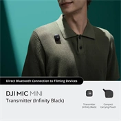 DJI Mic Mini vezeték nélküli mikrofon jeladó - Infinity Black