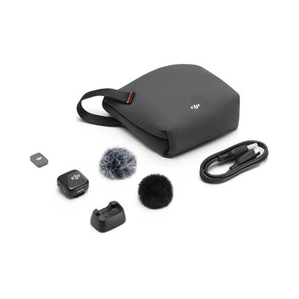 DJI Mic Mini vezeték nélküli mikrofon jeladó - Infinity Black