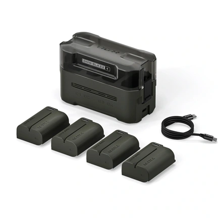 Tilta DMW-BLK22 Charging Station Battery Kit (4 Batteries) - Green