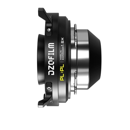DZOFILM Marlin 1.6x Expander PL lens to PL camera