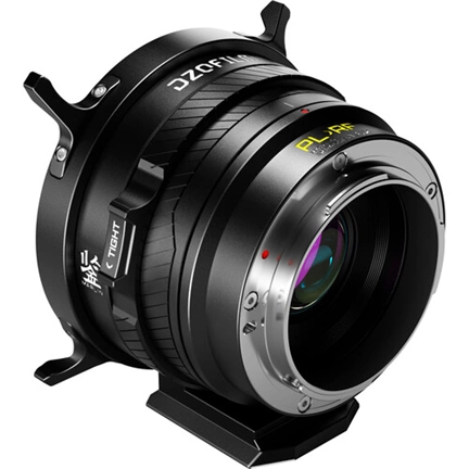 DZOFILM Marlin 1.6x Expander PL lens to RF camera