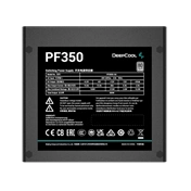 DeepCool Tápegység 350W - PF350 (80 Plus, Aktív PFC, 12cm )