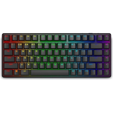 Dell Alienware Pro Wireless gaming billentyűzet 75% szélesség, mechanikus kapcsolók, angol (US), Dark Side of the Moon