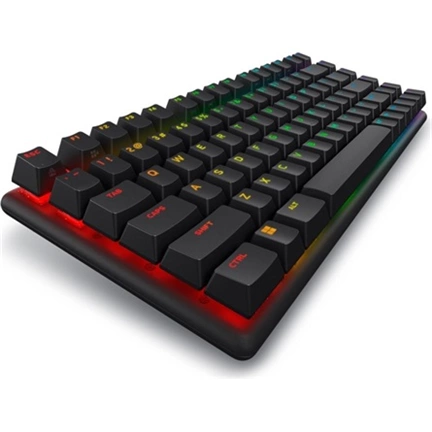 Dell Alienware Pro Wireless gaming billentyűzet 75% szélesség, mechanikus kapcsolók, angol (US), Dark Side of the Moon