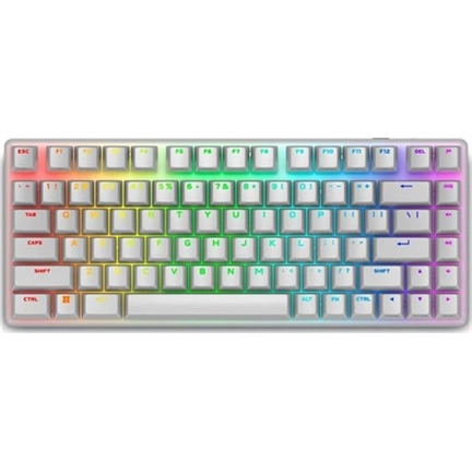 Dell Alienware Pro Wireless gaming billentyűzet 75% szélesség, mechanikus kapcsolók, angol (US), Lunar Light