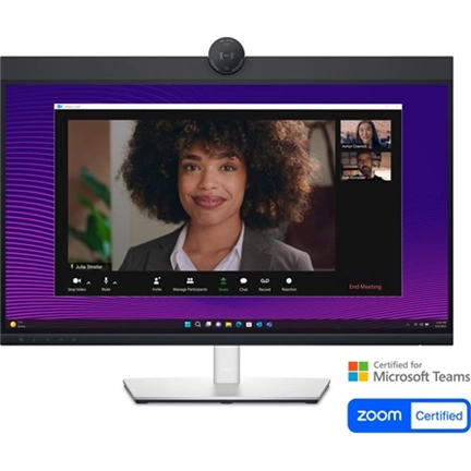 Dell P2724HEB videokonferencia-monitor 27" QHD IPS, webkamera, állítható magasságú, elfordítható, és forgatható állvány Dell P2724HEB videokonferencia-monitor 27" QHD IPS, webkamera, állítható magasságú, elfordítható, és forgatható állvány