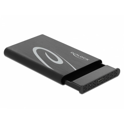 Delock 2.5" SATA3 USB3.2 Gen 2×1 C külső ház fekete