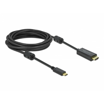 Delock Aktív USB Type-C - HDMI kábel (DP Alt Mode) 4K 60 Hz 5 méter hosszú