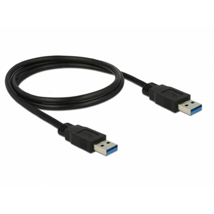 Delock Cable USB 3.0 Type-A male > USB 3.0 Type-A male 1m black