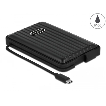 Delock External Enclosure for 2.5” SATA HDD / SSD with USB Type-C™ - IP66