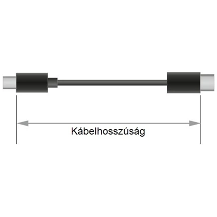 Delock Sztereó jack hosszabbító kábel 3,5 mm 4-tűs apa > anya 5 m hosszú fekete