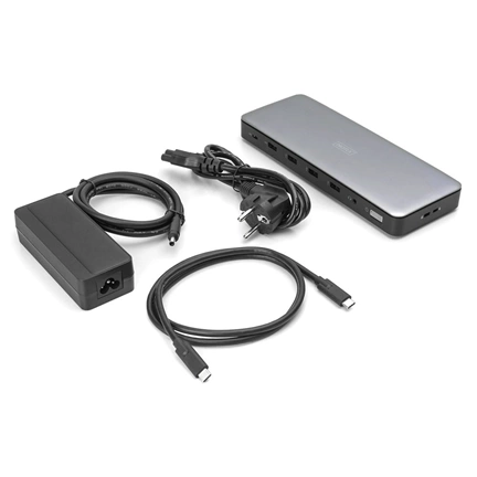 Digitus 13in1 USB-C Docking Station Silver