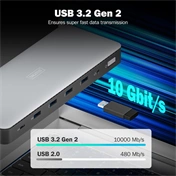 Digitus 13in1 USB-C Docking Station Silver