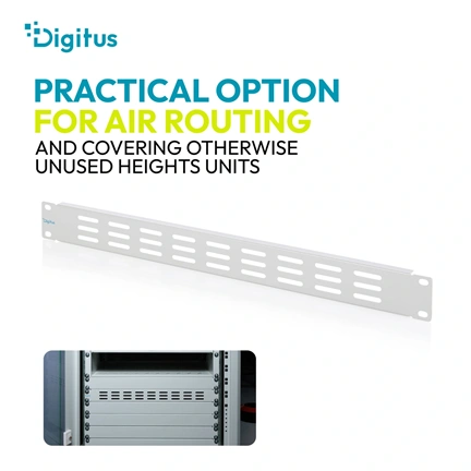 Digitus Blank cover with ventilation grille for 482.6 mm (19") cabinets