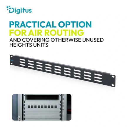 Digitus Blank cover with ventilation grille for 482.6 mm (19") cabinets
