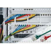 Digitus CAT 6A F-FTP keskeny patch kábel, 1.5 m, kék, 10 db