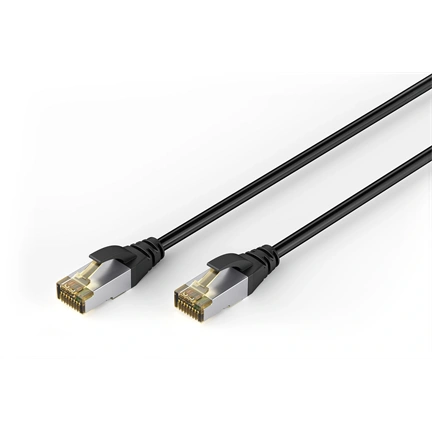 Digitus CAT 6A S/FTP kültéri patch kábel, PE, 10 m